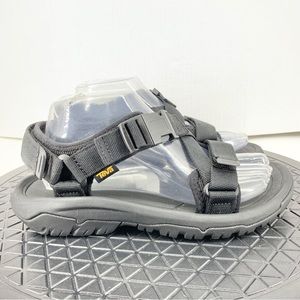Teva Women 39 Size 8 Sandals Black Adjustable Shoes Water Hiking Beach EUC